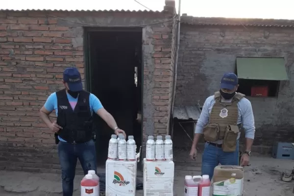 Recuperaron bolsas de maíz y agroquímicos robados a un productor