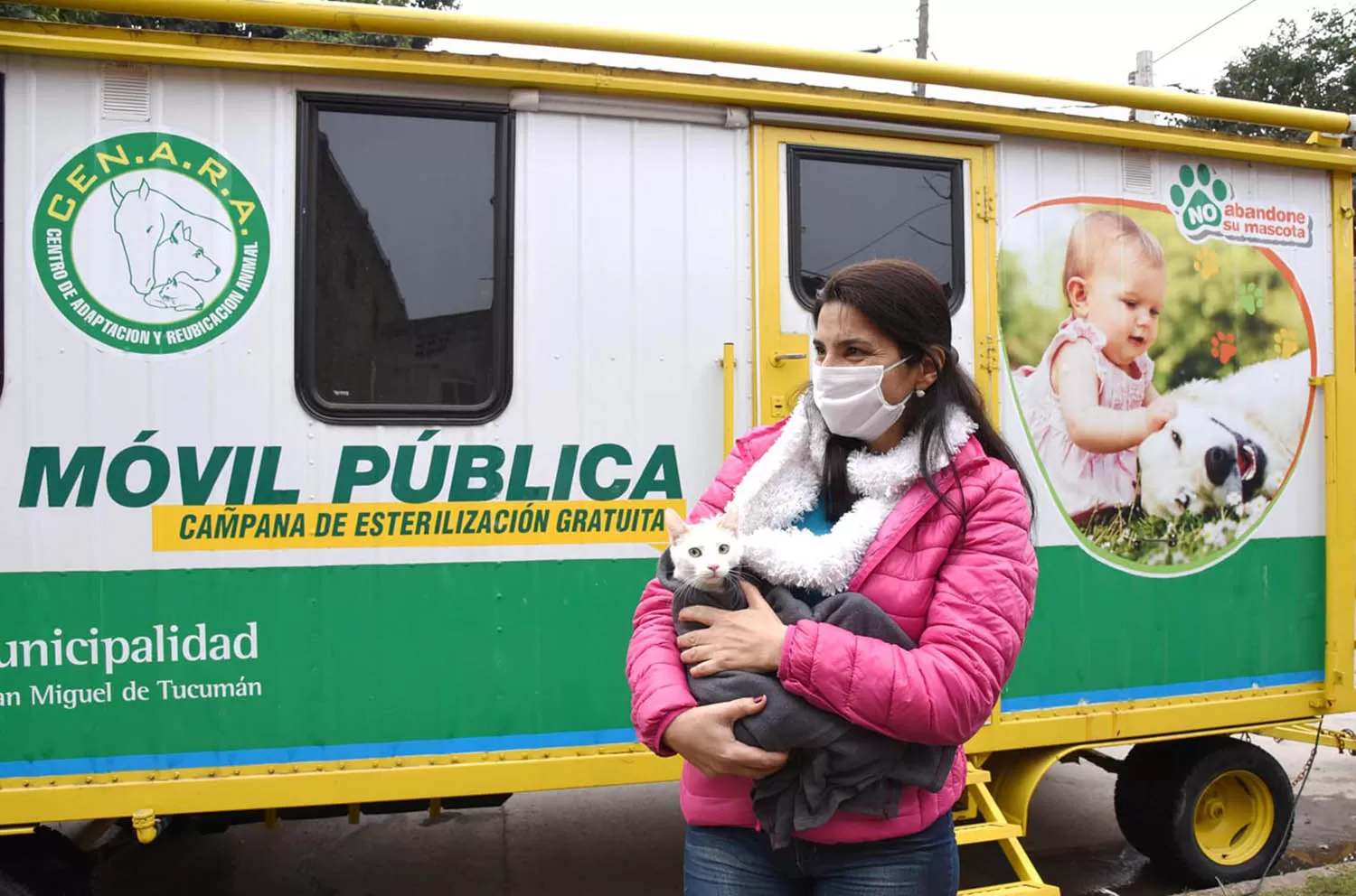 Castración: las mascotas serán atendidas en las afueras del Cenara