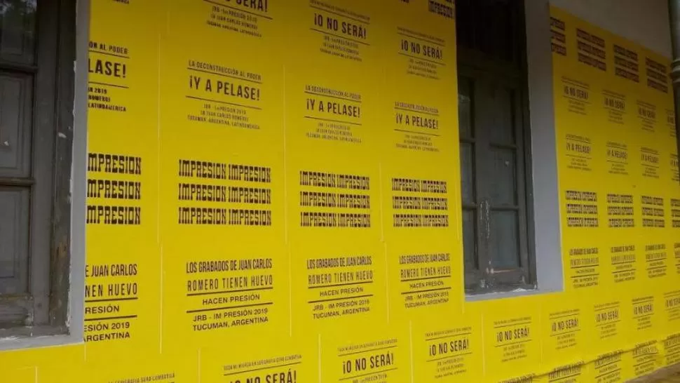 GRÁFICA POPULAR. Una instalación con alrededor de 160 afiches, para recuperar la palabra.  archivo 