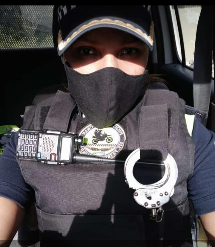 PRIMERA MUJER A CARGO. La subcomisaria María del Carmen Sánchez. 