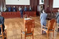 Con distanciamiento social y sin público, cuatro magistrados juraron ante la Corte