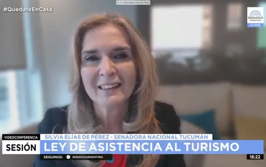 Silvia Elías de Perez, senadora nacional.