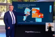 Uno por uno, los ocho gráficos que mostró Alberto Fernández sobre el coronavirus en el país