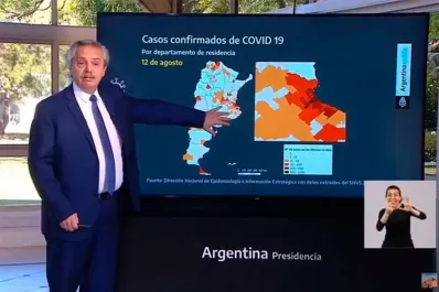 Uno por uno, los ocho gráficos que mostró Alberto Fernández sobre el coronavirus en el país