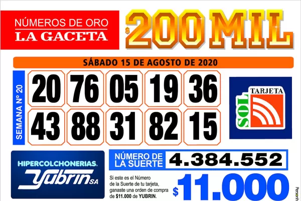 Los Números de Oro de LA GACETA