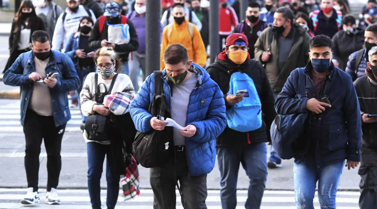 CONGLOMERADO. El virus castiga a la Ciudad de Buenos Aires.