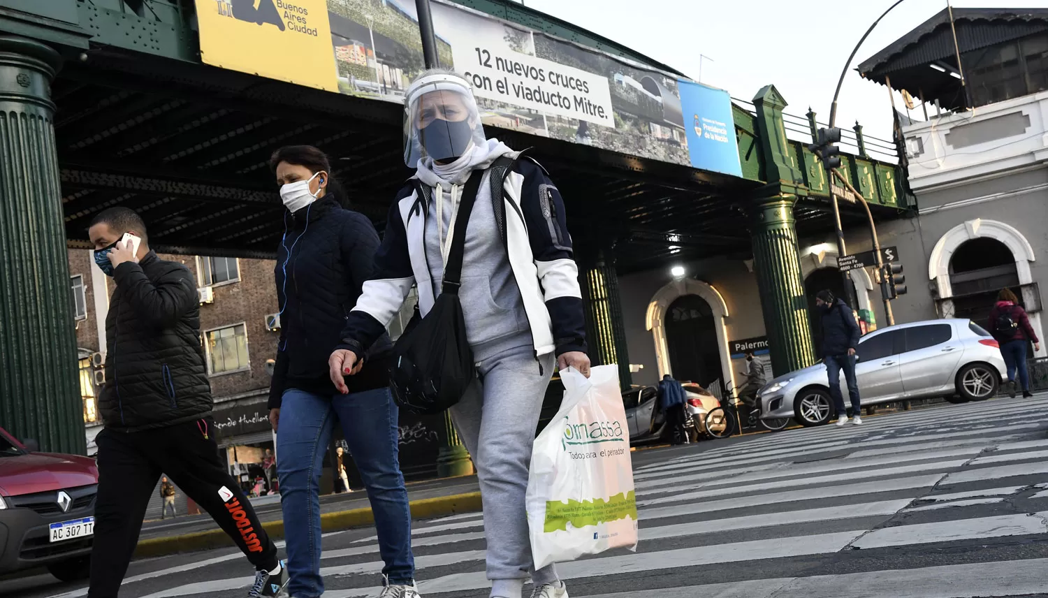 AGLOMERACIONES. En la Ciudad de Buenos Aires se concentran la mayor cantidad de casos positivos de coronavirus.