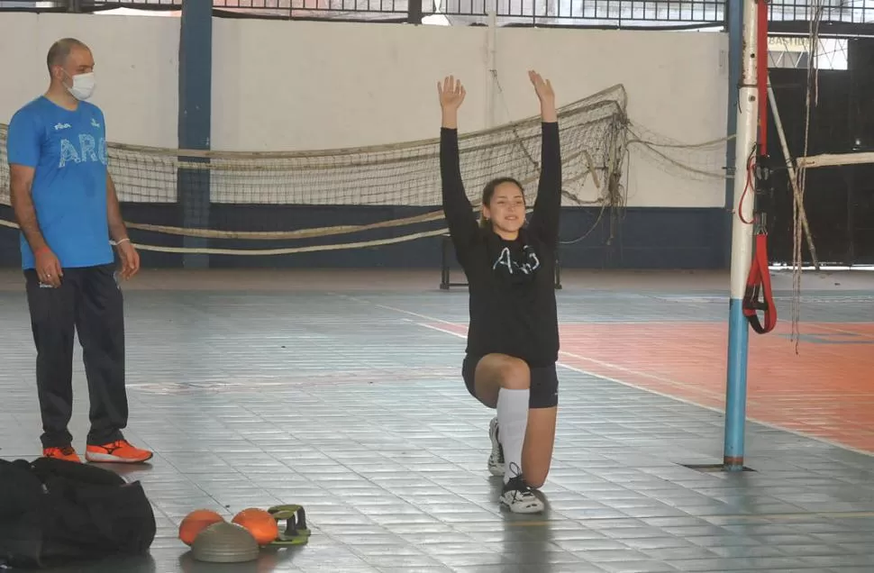 REACTIVACIÓN. El plan de preparación de Soria, en la primera etapa, tendrá estímulos que no priorizan el uso de la pelota. la gaceta / fotos de antonio ferroni