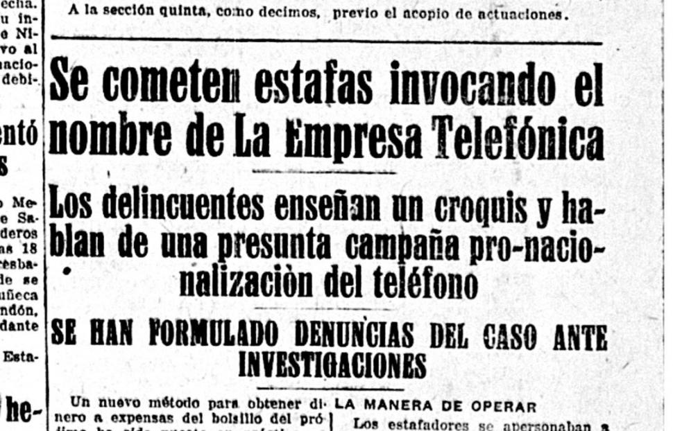 NOTICIA. La estafa generó revuelo ya que se vieron afectados comerciantes y particulares en un accionar bien planificado.  