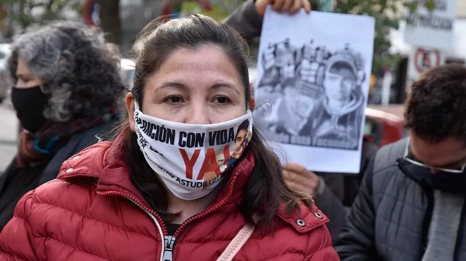 CRISTINA CASTRO. Madre del joven Facundo Astudillo Castro. Foto de Télam.