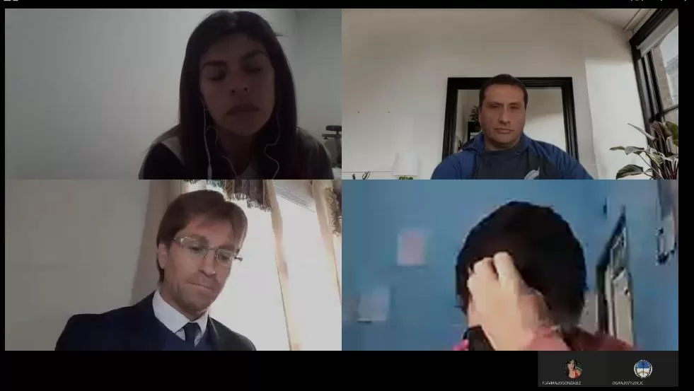 EN CONCEPCIÓN SE REALIZÓ UN JUICIO ABREVIADO DE MANERA VIRTUAL. FOTO: MPF.