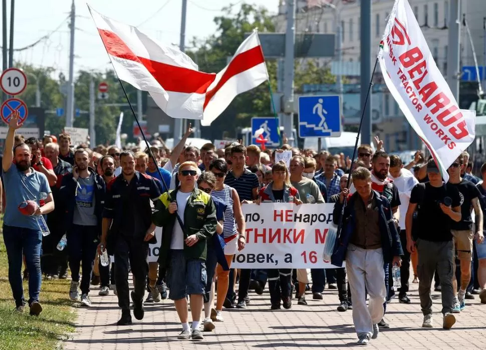 Protestas contra Lukashenko