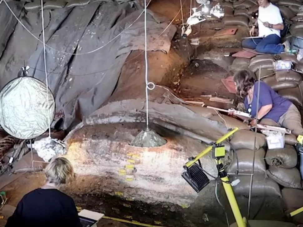 BORDER CAVE. Con ayuda de tecnología pudieron hallar trazas de los lechos 