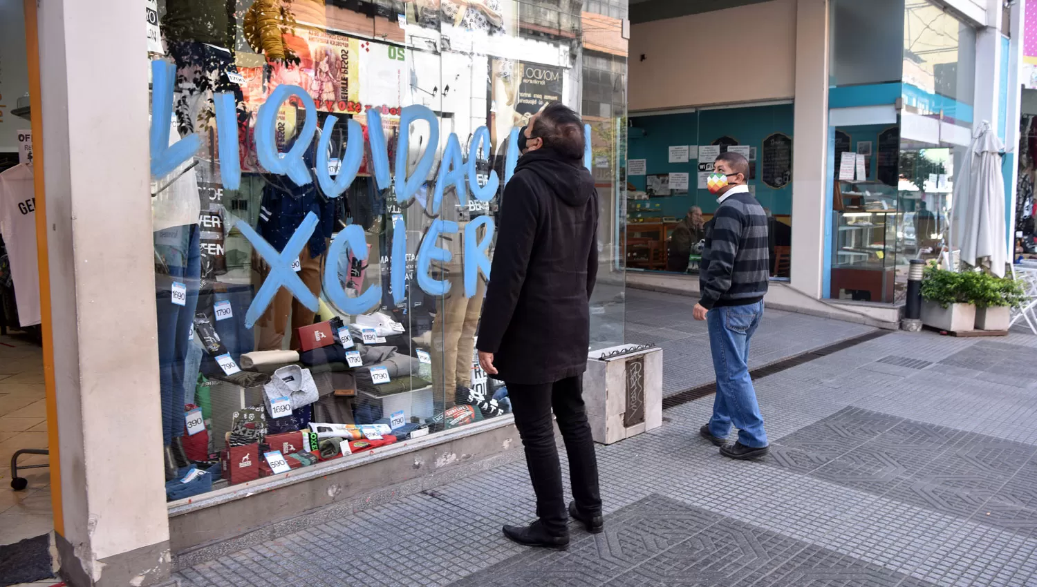 CRISIS. La pandemia puso contra las cuerdas a muchos comerciantes de todo el país.