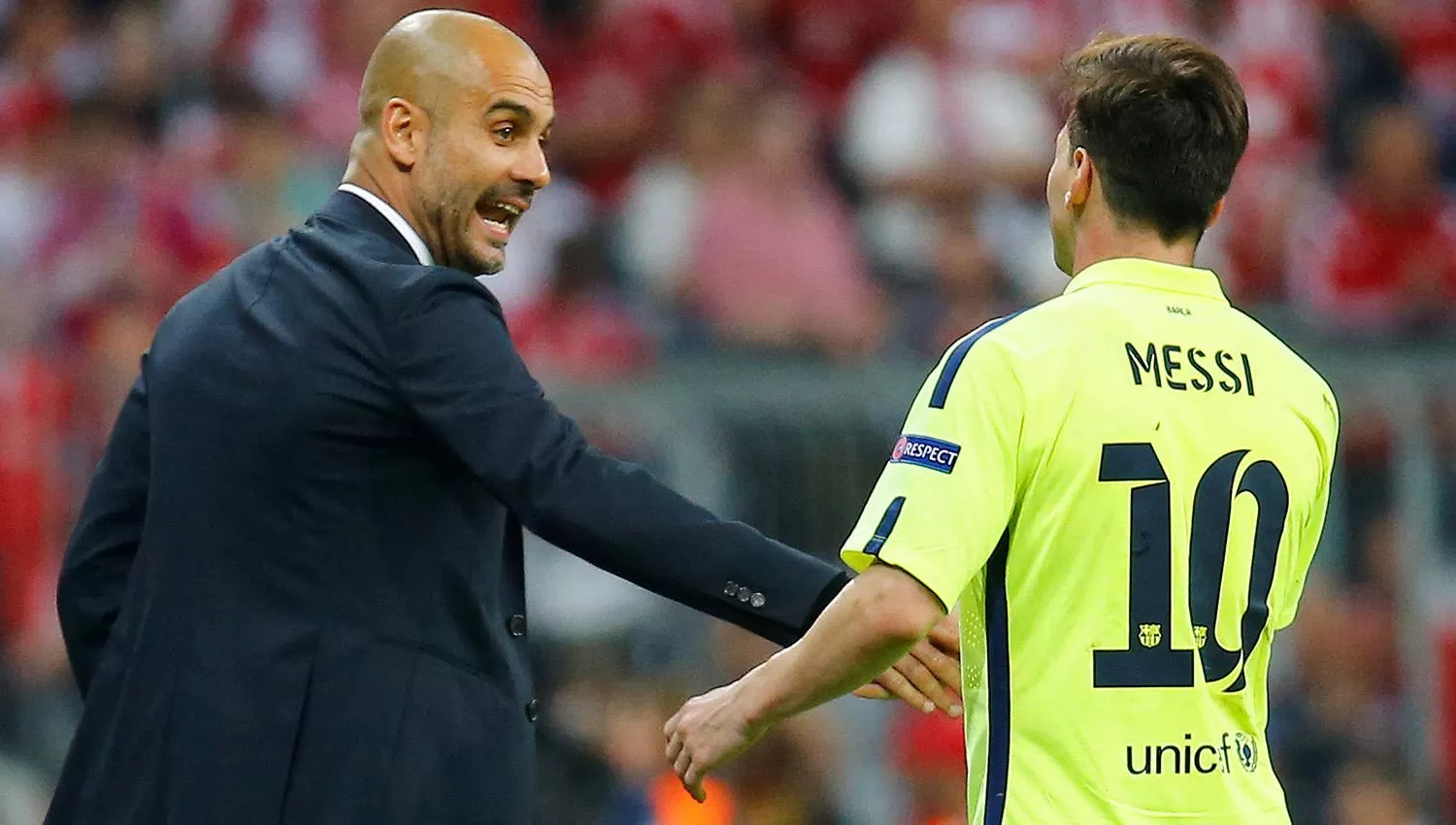 Messi podría reencontrarse con Pep. ARCHIVO 