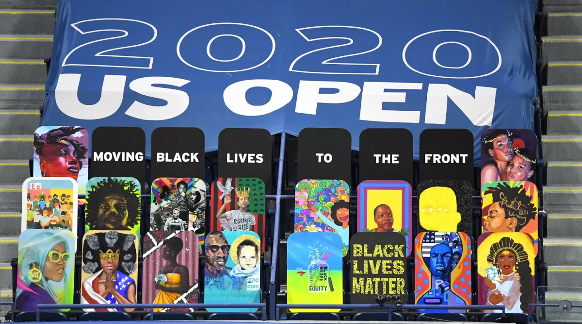 SIN PÚBLICO. El US Open es otra de las competencias que se juega con las tribunas vacías durante la pandemia.