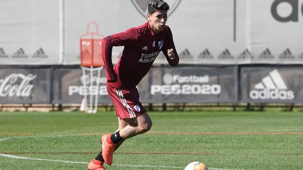 Los entrenamientos de River con chequeos médicos.