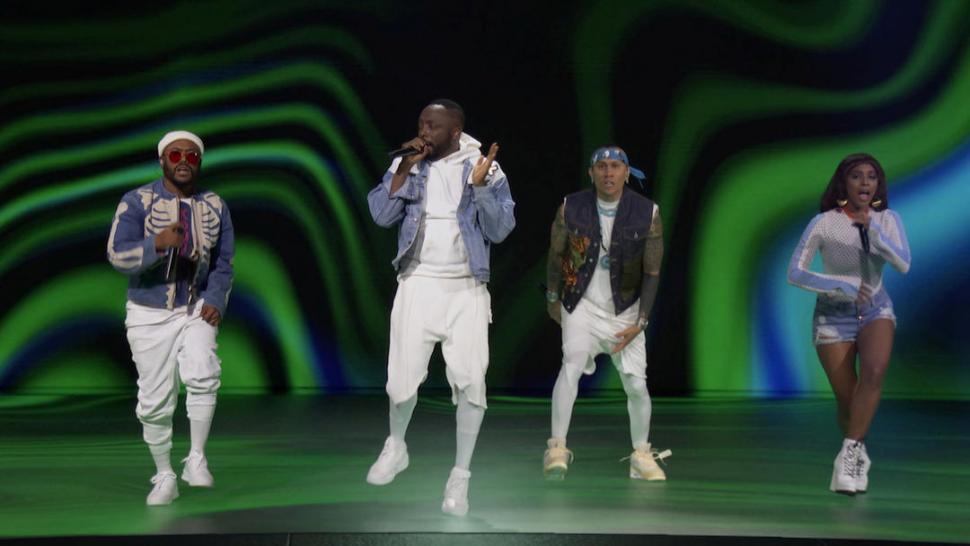 BLACK EYED PEAS. Ofrecieron en vivo “Vida loca” y “I gotta a feeling”.