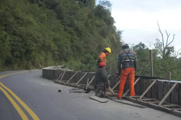 No se puede subir a los Valles: hasta las 18 hay un corte por obras en la ruta 307