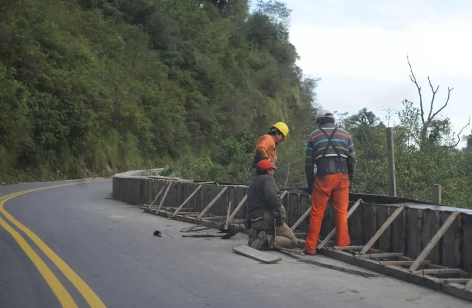 No se puede subir a los Valles: hasta las 18 hay un corte por obras en la ruta 307