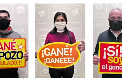 Tres afortunados se quedaron con el pozo de los Números de Oro