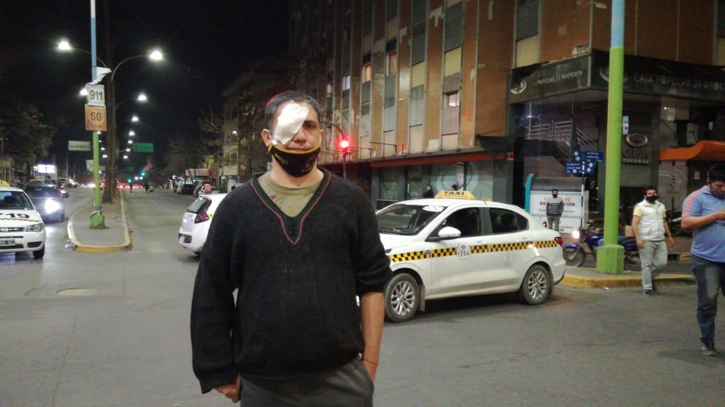 LA VÍCTIMA. Luis Luna fue atacado en Villa 9 de Julio.