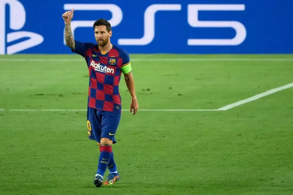 MISMOS COLORES. Messi no cambiará de camiseta. En los últimos días circularon montajes de “Leo” con otras remeras. 