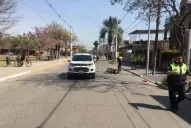 Revuelo en Concepción: tiene covid-19, violó el aislamiento y chocó con su moto