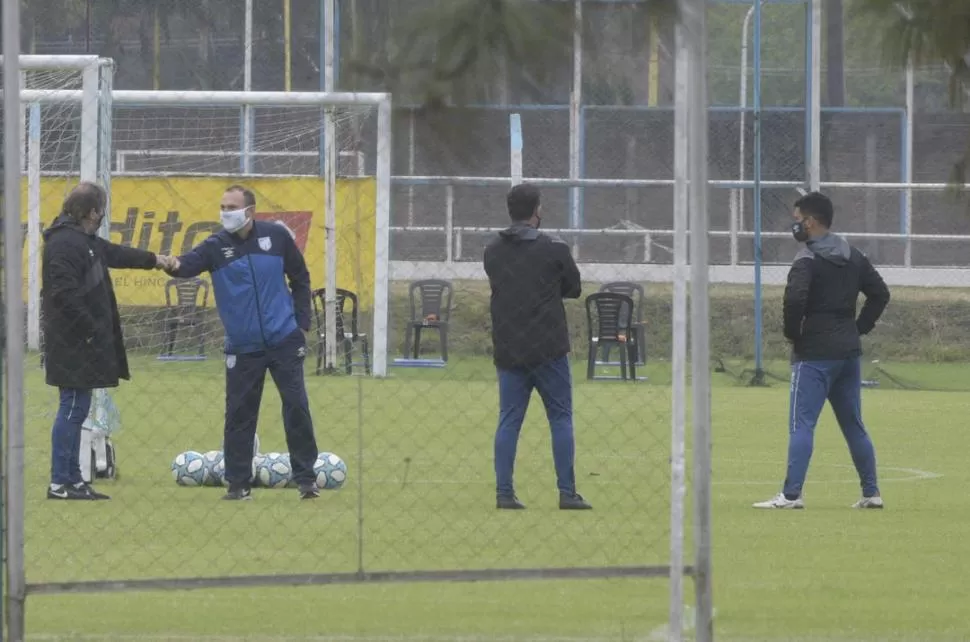 DURÓ POCO. Zielinski sólo estuvo en dos entrenamientos desde que volvió. la gaceta / foto de franco vera