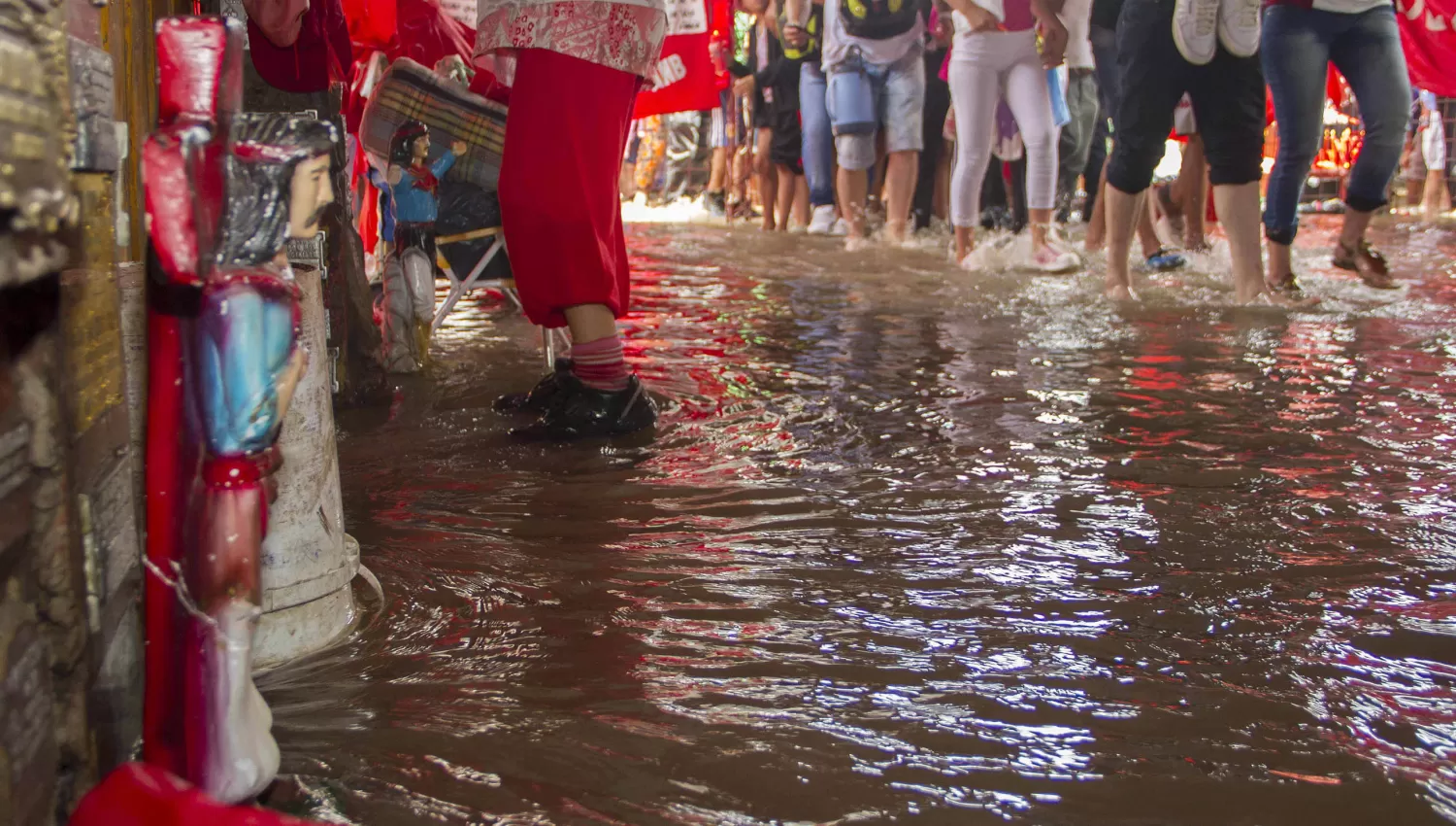 MULTITUDINARIAS. La fiesta del Gauchito Gil, en Mercedes (Corrientes) reunió el año pasado a más de 700.000 personas. 