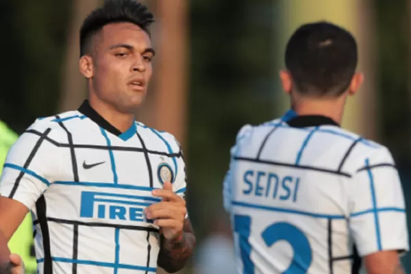 Lautaro Martínez convierte doblete para el triunfo de Inter en un amistoso