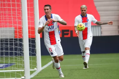 Gol y asistencia de Di María en una nueva victoria de PSG