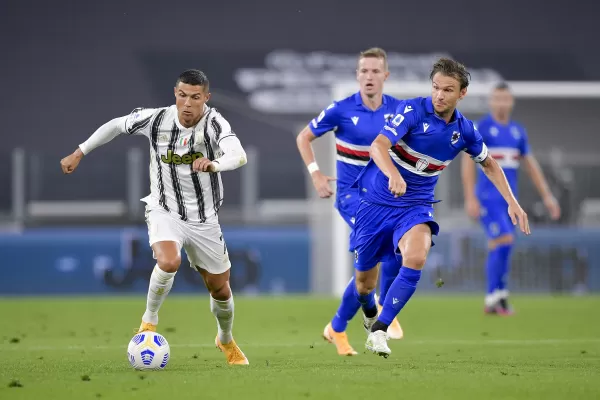 Juventus debutó en la Serie A con una goleada ante la Sampdoria