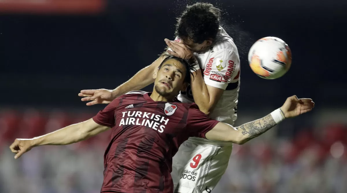 EL COMIENZO. River consiguió un empate ante Sao Paulo, en el Morumbí, en el retorno de la competencia. 