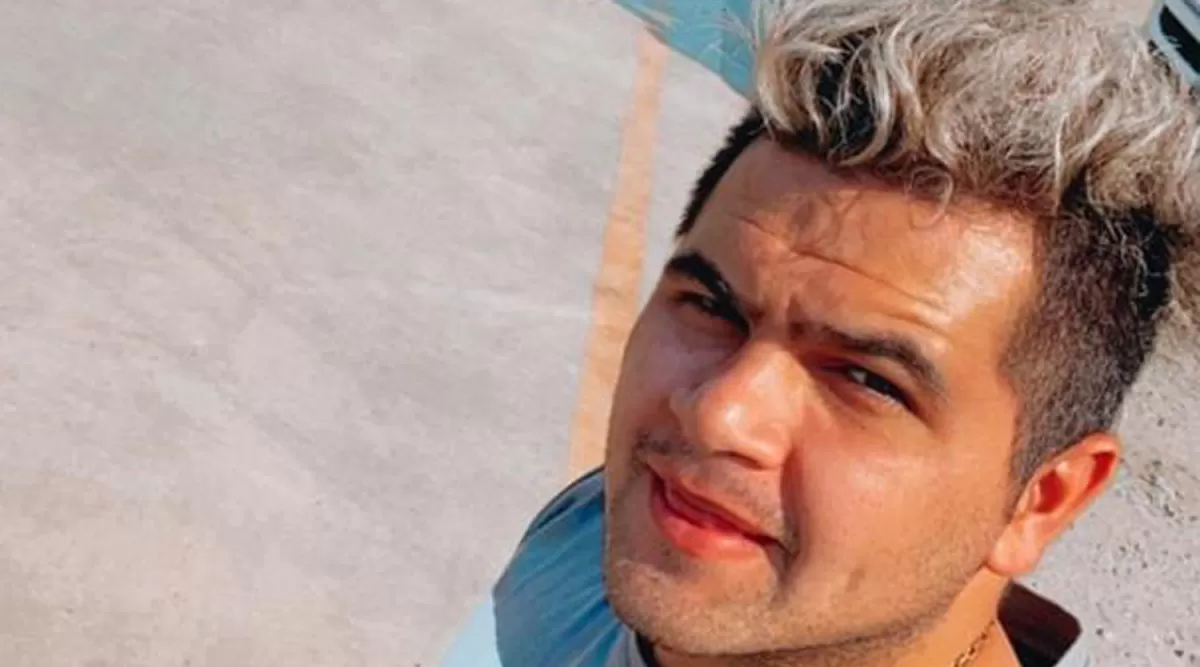 DE VUELTA A TODO. Así como pretende competir el fin de semana, Braian Reinoso se reintegró ayer a su trabajo.  