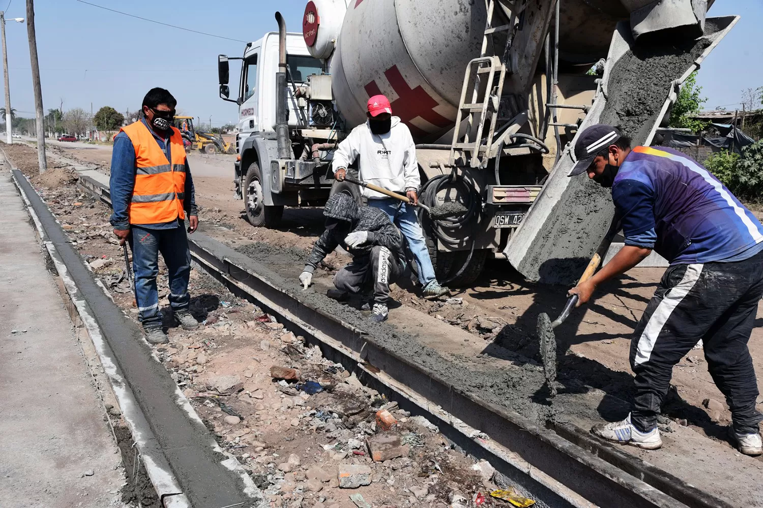 En la capital: avanzan las obras viales para extender la avenida Américo Vespucio hacia el oeste