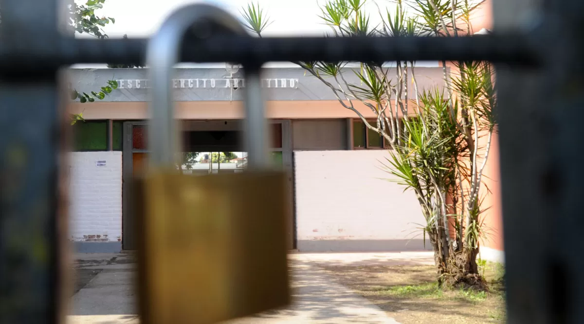 Escuelas cerradas.