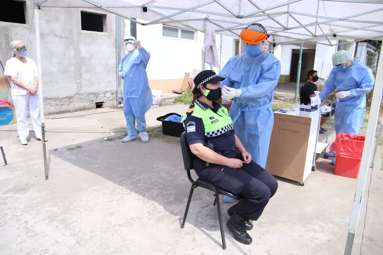 TESTEOS RÁPIDOS. Foto Ministerio de Salud