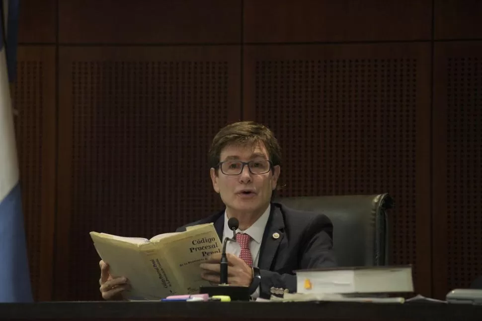 EN UNA AUDIENCIA ORAL Y PÚBLICA DE LA VIEJA CÁMARA DE APELACIONES. El juez Enrique Pedicone preside el debate de un recurso en enero. la gaceta / foto de franco vera (archivo)