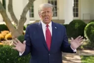 Trump rompe la cuarentena y dice que contagiarse fue una bendición de Dios