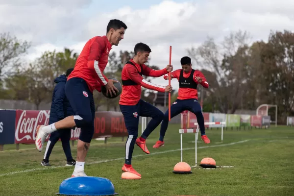 Pablo Hernández se sumó a los entrenamientos de Independiente