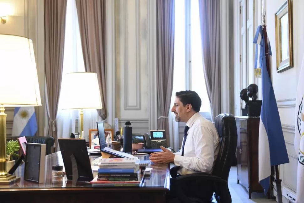 FUNCIONARIO NACIONAL. Nicolás Trotta, ministro de Educación. Foto Télam