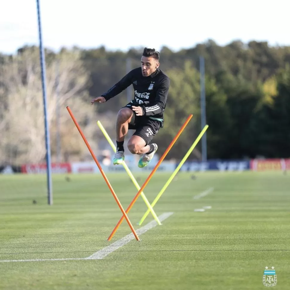 EN DUDA. Salvio, positivo en un test y negativo en otro, espera novedades.  afa