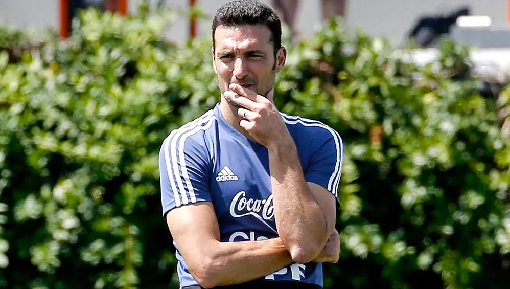 El director técnico de la selección argentina de fútbol, Lionel Scaloni.