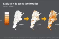 Gráfico: así se incrementaron los casos de coronavirus en las provincias