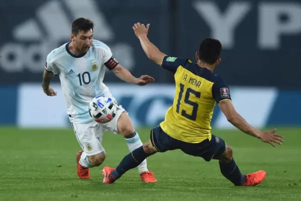 Messi, activo pero no desequilibrante