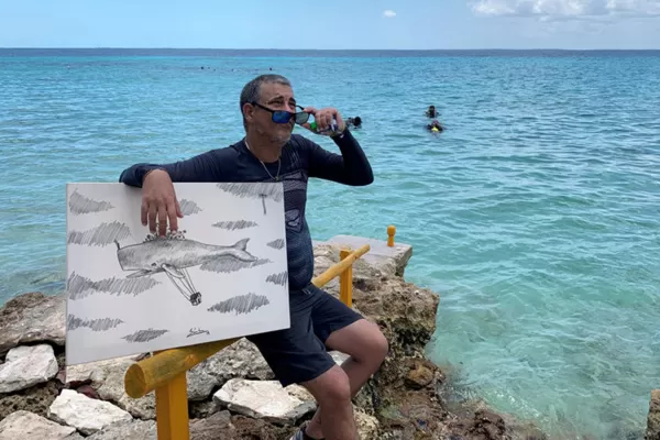 Cultura cubana: muestra del plástico Sandor González