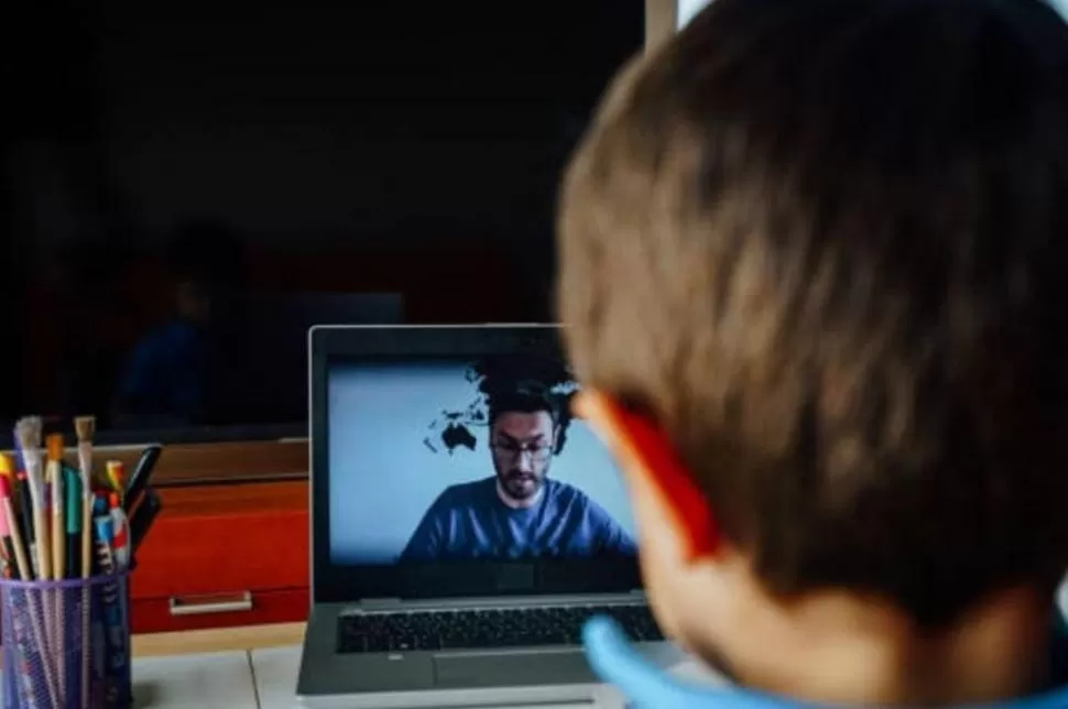 INTERACCIÓN. Se empleó mucha tecnología en la educación, pero la videollamada acercó a sus actores. 