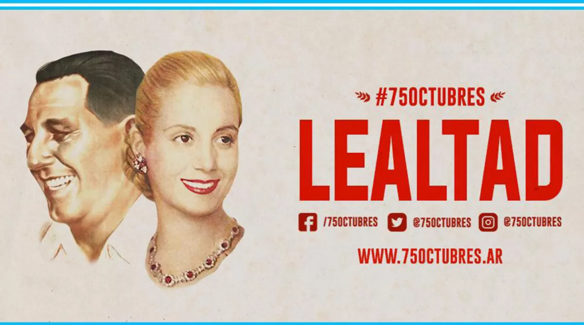 Marcha virtual el sábado 17: organizan el 75° aniversario del Día de la Lealtad