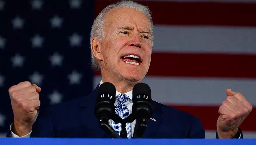 PREFERIDO. El 53% de los votantes registrados se inclinaría por Joe Biden para presidente, mientras que un 41% respaldaría la elección de Donald Trump, según un sondeo.